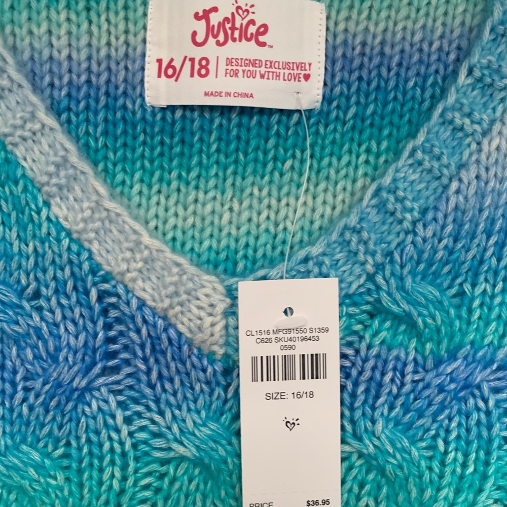 Justice Sweater-Currently In Store - Picture 2 of 2